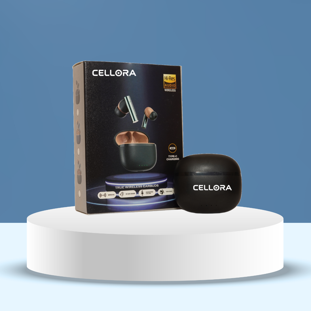 Cellora True Wireless Earbuds Black Edition - Image 2