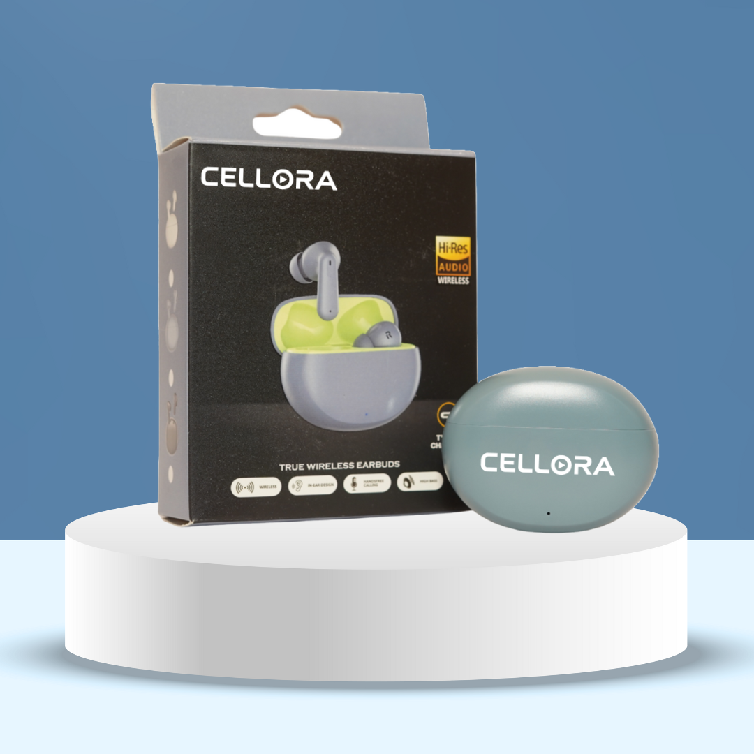 Cellora True Wireless Earbuds Green Edition - Image 3