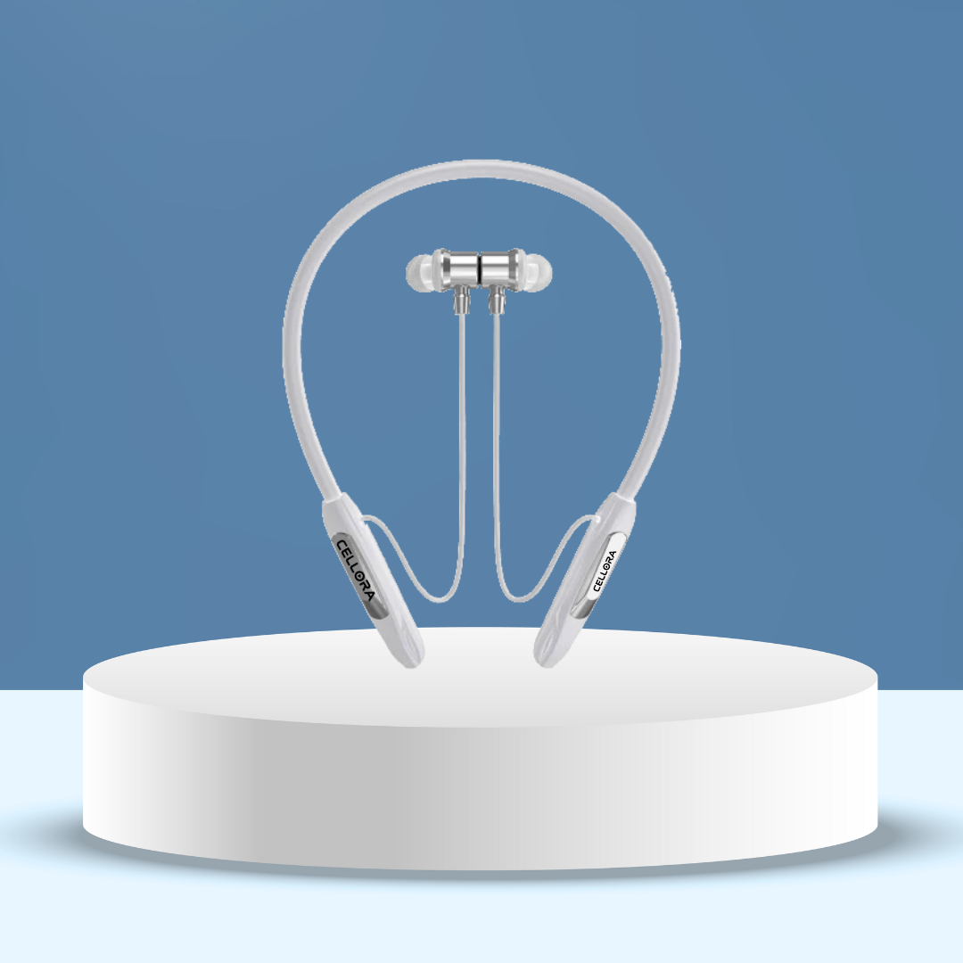 Cellora BT-Ferrari Vibration Neckband-White - Image 2